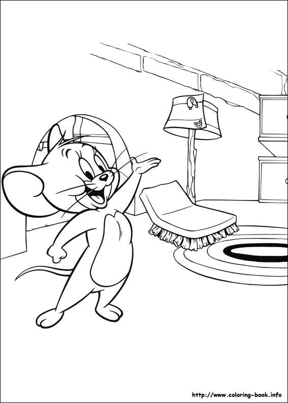 Tom and Jerry coloring picture